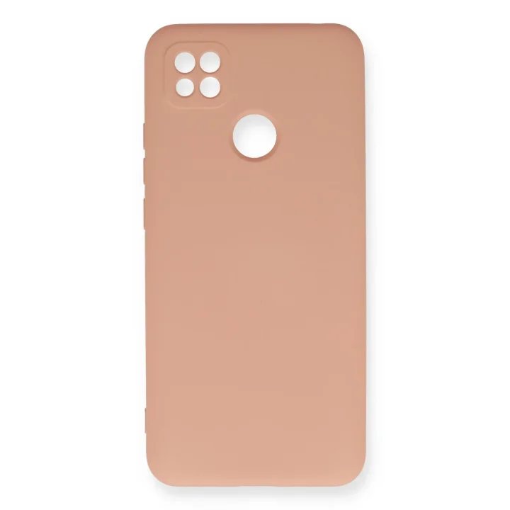 Mey İthalat®  Xiaomi Redmi 9C Kılıf Nano içi Kadife Silikon - Pudra