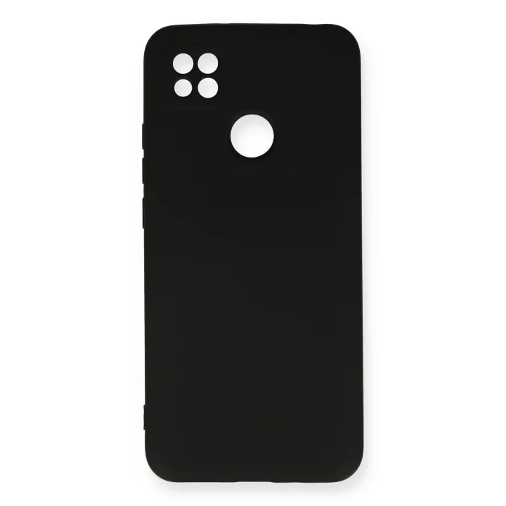 Mey İthalat®   Redmi 9C Kılıf Nano içi Kadife Silikon - Siyah