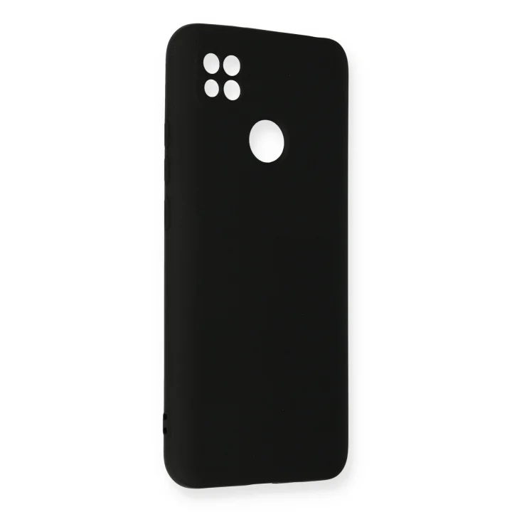 Mey İthalat®   Redmi 9C Kılıf Nano içi Kadife Silikon - Siyah