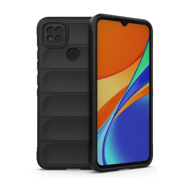 Mey İthalat®  Xiaomi Redmi 9C Kılıf Optimum Silikon - Siyah