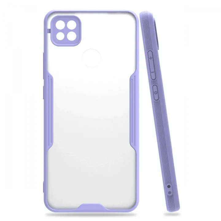 Mey İthalat®   Redmi 9C Kılıf Platin Silikon - Lila