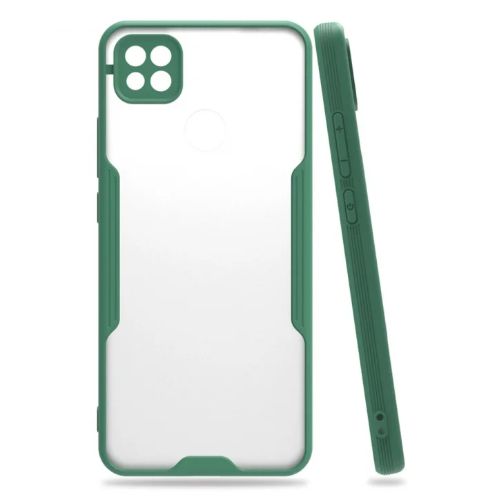 Mey İthalat®   Redmi 9C Kılıf Platin Silikon - Yeşil