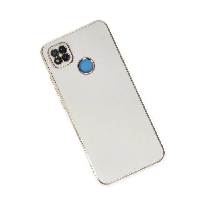 Mey İthalat®  Xiaomi Redmi 9C Kılıf Volet Silikon - Beyaz