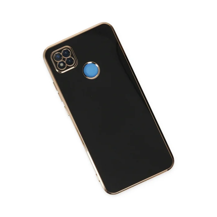 Mey İthalat®  Xiaomi Redmi 9C Kılıf Volet Silikon - Siyah