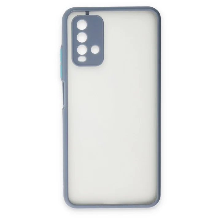 Mey İthalat®   Redmi 9T Kılıf Montreal Silikon Kapak - Gri