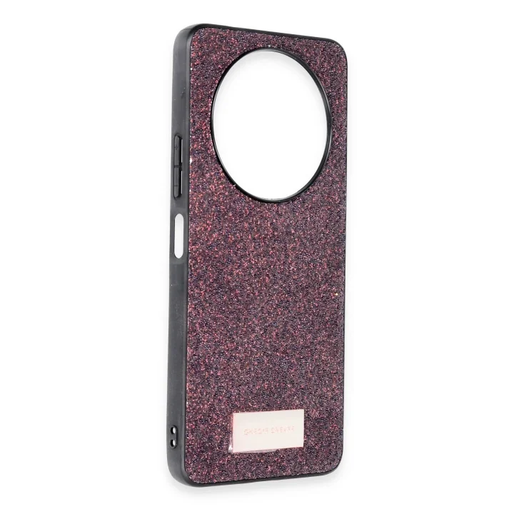 Mey İthalat®  Xiaomi Redmi A3 4G Bright Simli Kapak - Derin Mor