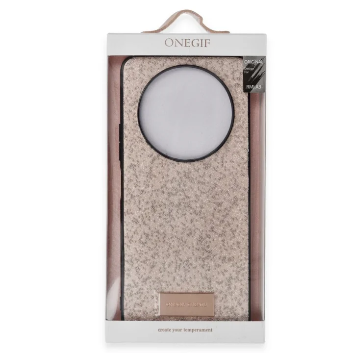 Mey İthalat®  Xiaomi Redmi A3 4G Bright Simli Kapak - Gümüş