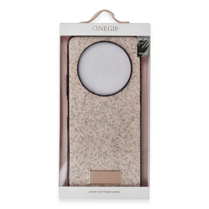 Mey İthalat®  Xiaomi Redmi A3 4G Bright Simli Kapak - Siyah