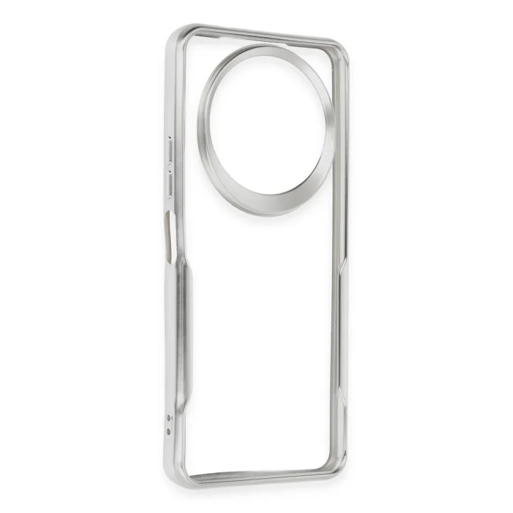 Mey İthalat®   Redmi A3 4G Kılıf Boyi Silikon Kapak - Gümüş