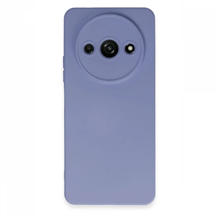 Mey İthalat®   Redmi A3 4G Kılıf Nano içi Kadife Silikon - Lila