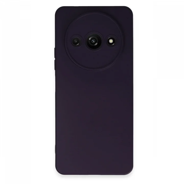 Mey İthalat®   Redmi A3 4G Kılıf Nano içi Kadife Silikon - Mor