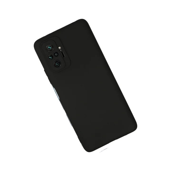 Mey İthalat®  Xiaomi Redmi Note 10 Pro Kılıf First Silikon - Siyah