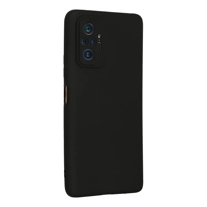 Mey İthalat®  Xiaomi Redmi Note 10 Pro Kılıf First Silikon - Siyah
