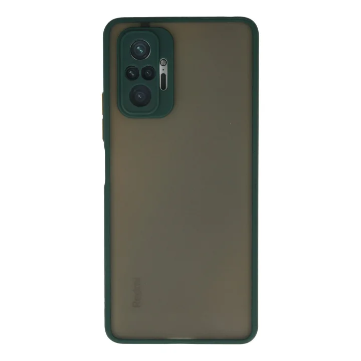 Mey İthalat®  Xiaomi Redmi Note 10 Pro Kılıf Montreal Silikon Kapak - Yeşil