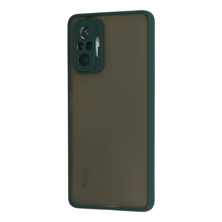 Mey İthalat®  Xiaomi Redmi Note 10 Pro Kılıf Montreal Silikon Kapak - Yeşil