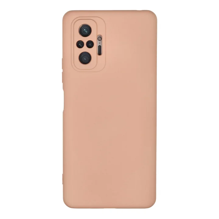 Mey İthalat®  Xiaomi Redmi Note 10 Pro Kılıf Nano içi Kadife Silikon - Pudra