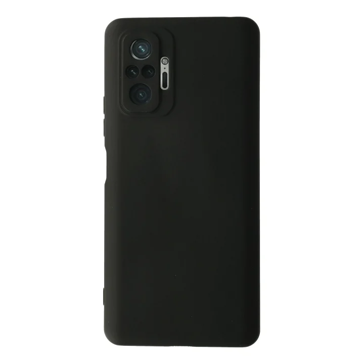 Mey İthalat®  Xiaomi Redmi Note 10 Pro Kılıf Nano içi Kadife Silikon - Siyah