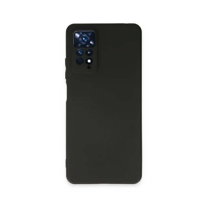 Mey İthalat®   Redmi Note 11 Kılıf First Silikon - Siyah