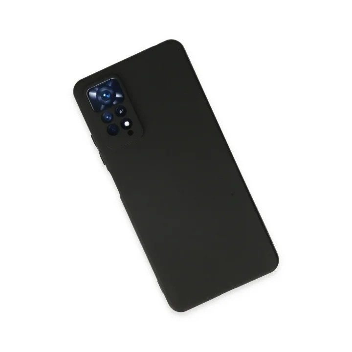 Mey İthalat®   Redmi Note 11 Kılıf First Silikon - Siyah