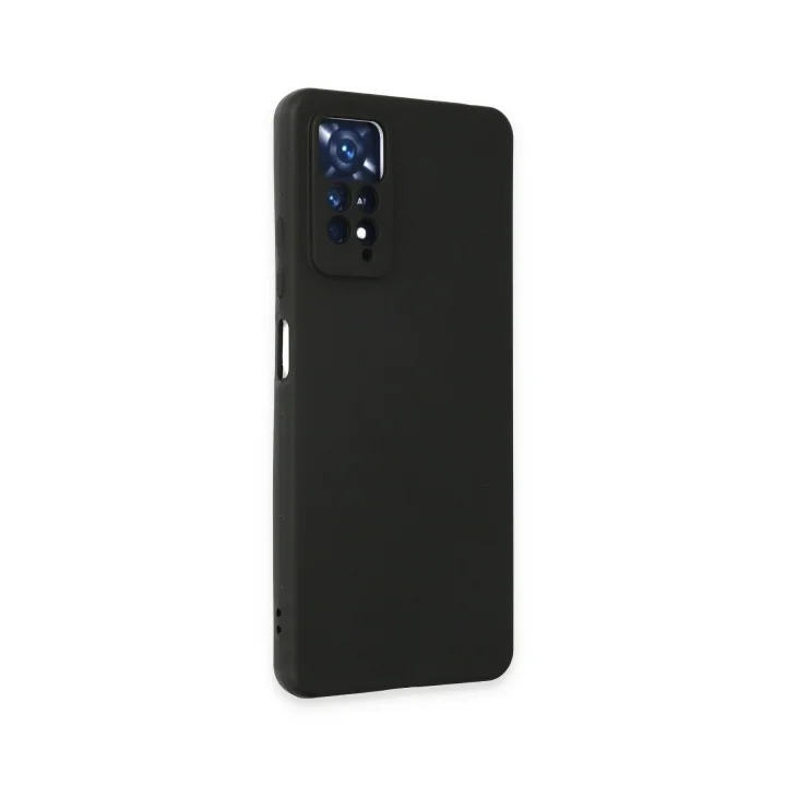 Mey İthalat®   Redmi Note 11 Kılıf First Silikon - Siyah