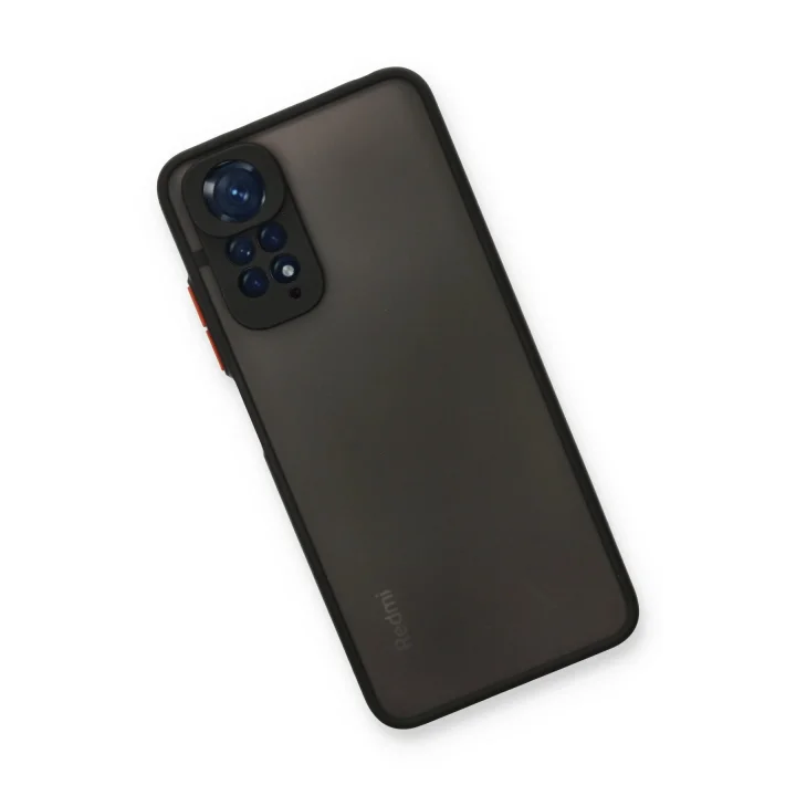 Mey İthalat®  Xiaomi Redmi Note 11 Kılıf Montreal Silikon Kapak - Siyah