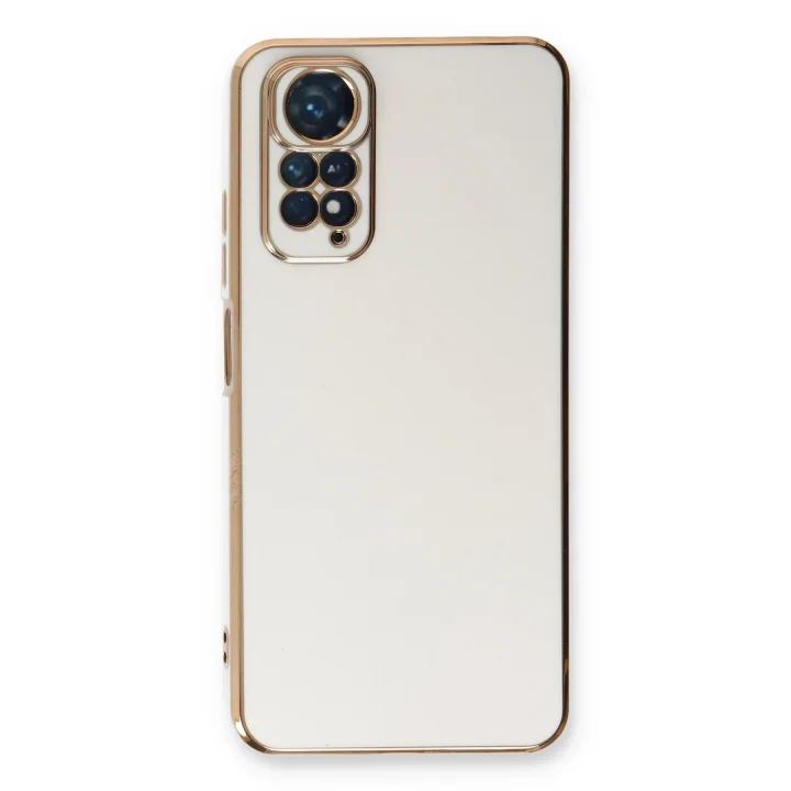 Mey İthalat®   Redmi Note 11 Kılıf Volet Silikon - Beyaz