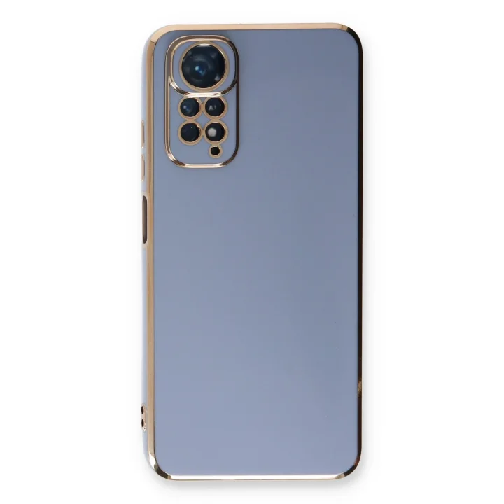 Mey İthalat®   Redmi Note 11 Kılıf Volet Silikon - Mavi