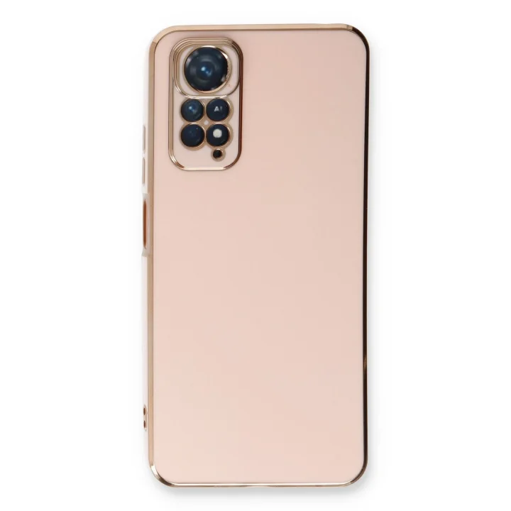 Mey İthalat®   Redmi Note 11 Kılıf Volet Silikon - Pembe