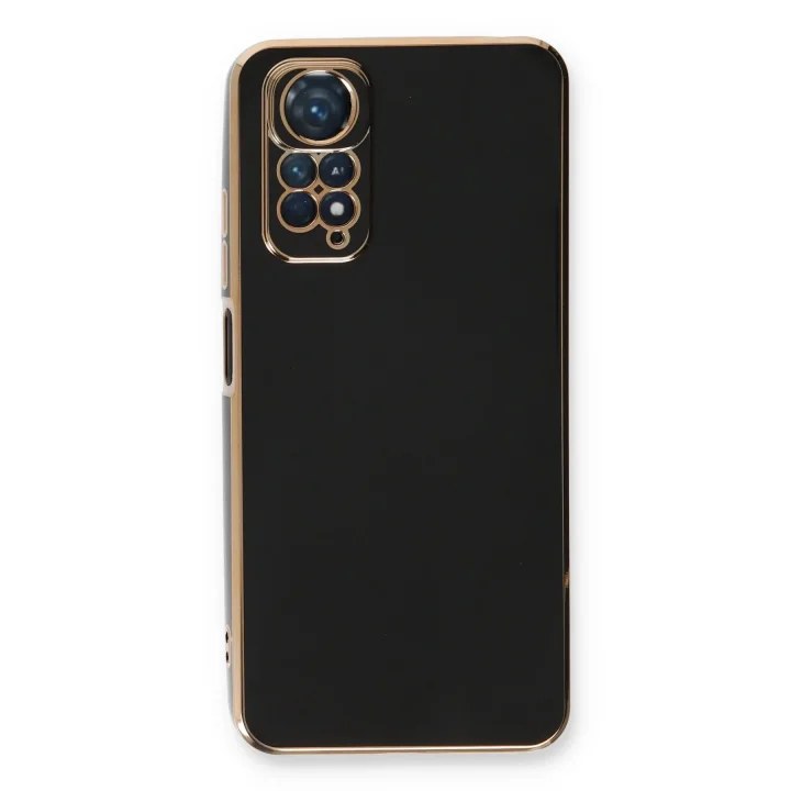 Mey İthalat®   Redmi Note 11 Kılıf Volet Silikon - Siyah