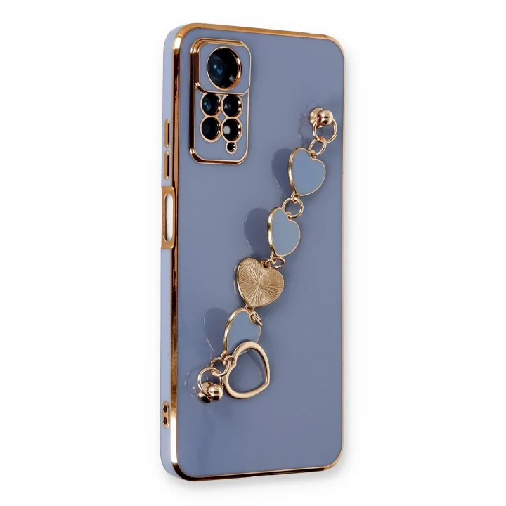 Mey İthalat®  Xiaomi Redmi Note 11 Pro Kılıf Esila Silikon - Gri