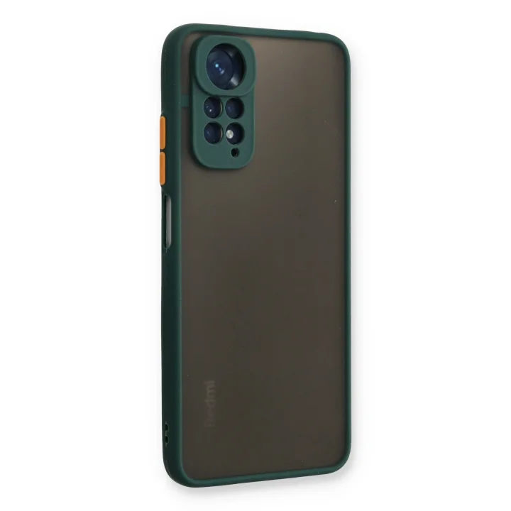 Mey İthalat®  Xiaomi Redmi Note 11 Pro Kılıf Montreal Silikon Kapak - Yeşil