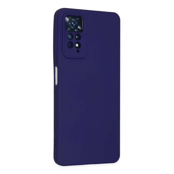 Mey İthalat®  Xiaomi Redmi Note 11 Pro Kılıf Nano içi Kadife Silikon - Mor