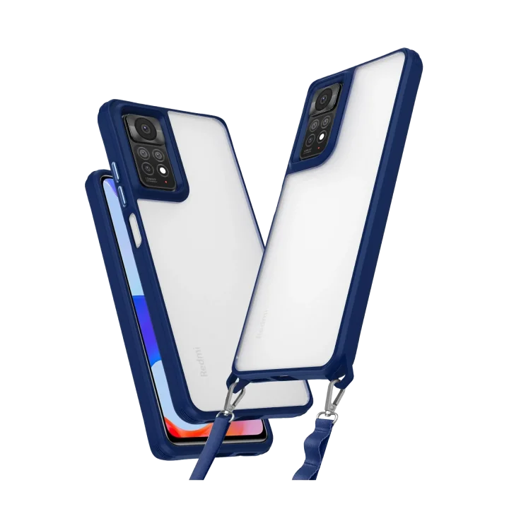 Mey İthalat®  Xiaomi Redmi Note 11 Pro Kılıf Penta Silikon Kılıf - Lacivert