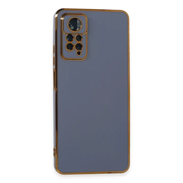 Mey İthalat®   Redmi Note 11 Pro Kılıf Volet Silikon - Mavi