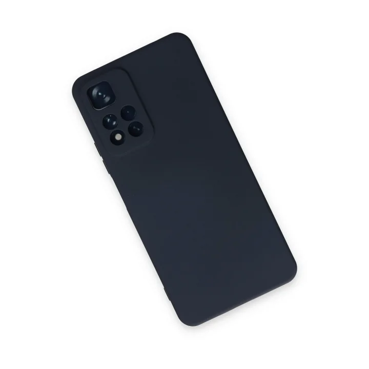Mey İthalat®  Xiaomi Redmi Note 11 Pro Plus 5G Kılıf Nano içi Kadife Silikon - Lacivert