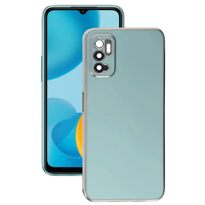 Mey İthalat®  Xiaomi Redmi Note 11 SE Kılıf Volet Silikon - Açık Yeşil