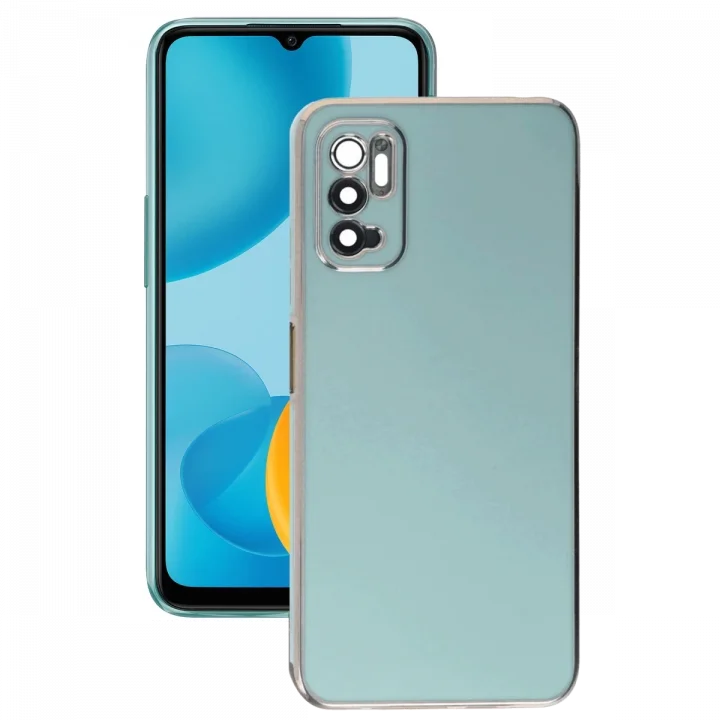 Mey İthalat®  Xiaomi Redmi Note 11 SE Kılıf Volet Silikon - Açık Yeşil