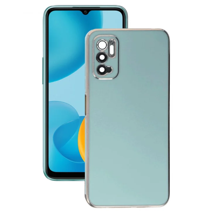 Mey İthalat®  Xiaomi Redmi Note 11 SE Kılıf Volet Silikon - Açık Yeşil