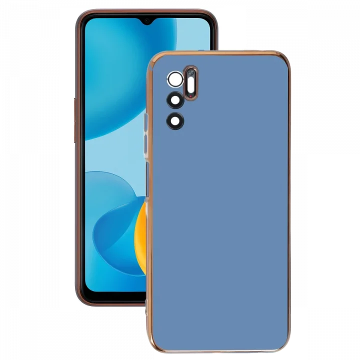Mey İthalat®  Xiaomi Redmi Note 11 SE Kılıf Volet Silikon - Mavi