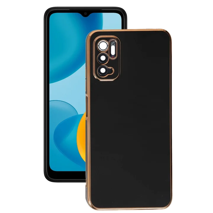 Mey İthalat®  Xiaomi Redmi Note 11 SE Kılıf Volet Silikon - Siyah