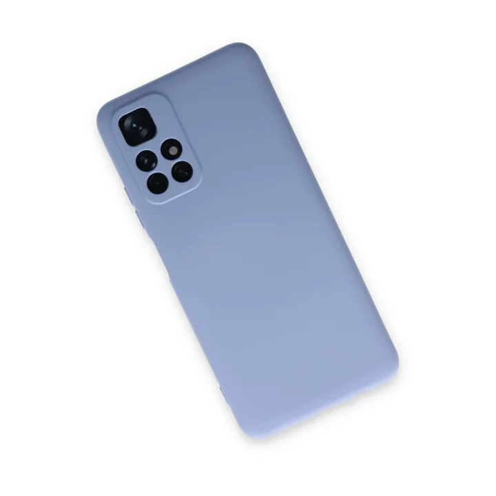 Mey İthalat®  Xiaomi Redmi Note 11T Kılıf Nano içi Kadife Silikon - Lila