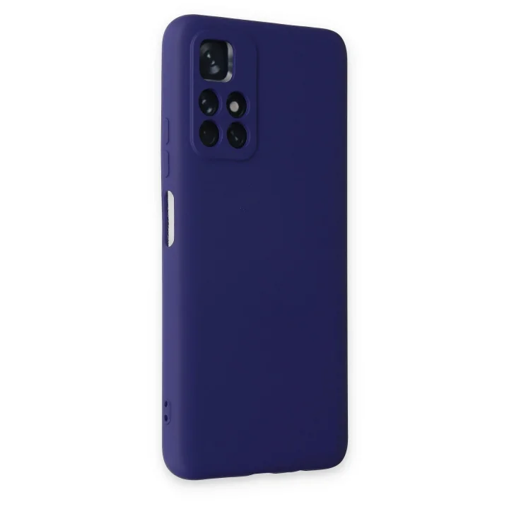 Mey İthalat®  Xiaomi Redmi Note 11T Kılıf Nano içi Kadife Silikon - Mor