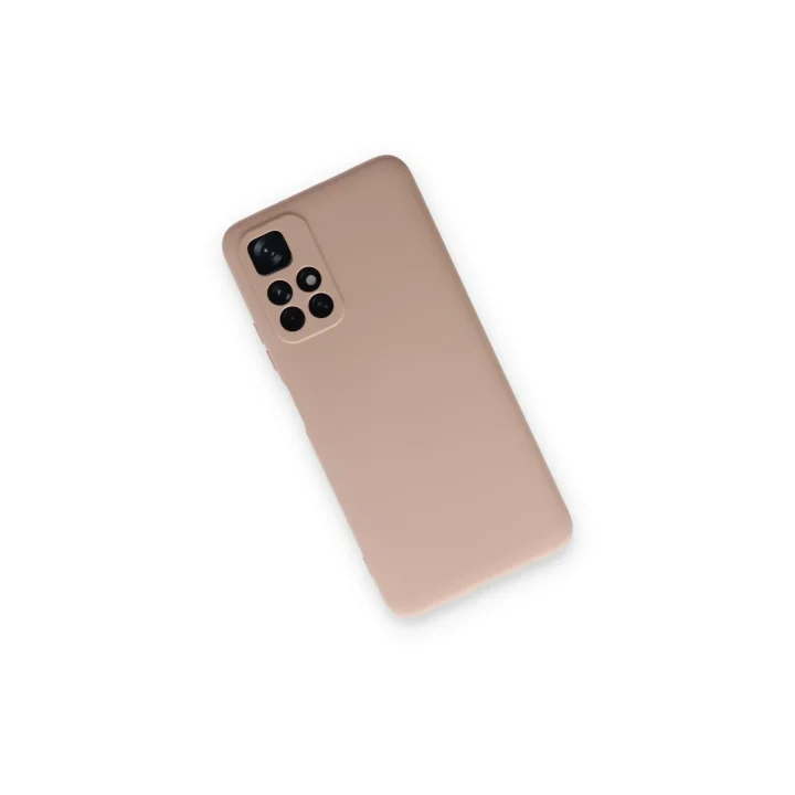 Mey İthalat®  Xiaomi Redmi Note 11T Kılıf Nano içi Kadife Silikon - Pudra