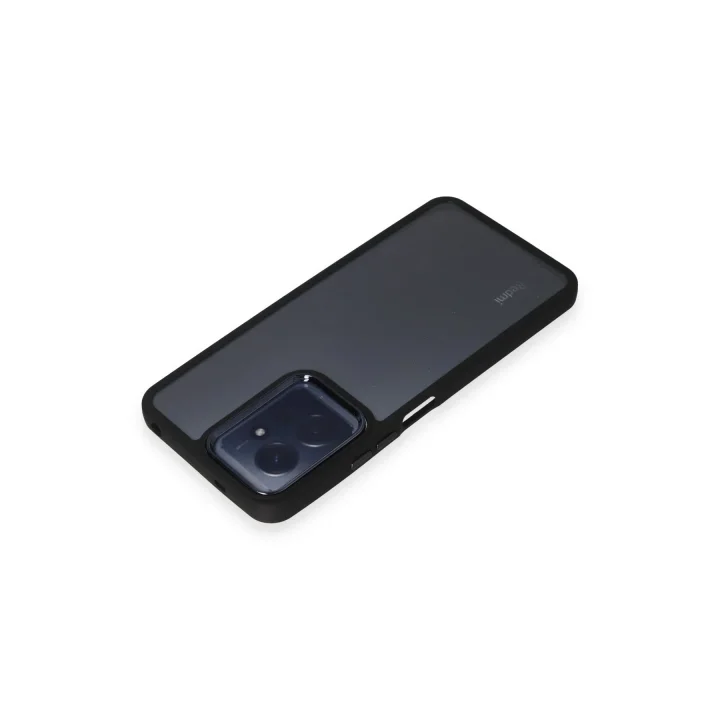 Mey İthalat®  Xiaomi Redmi Note 12 4G Kılıf Dora Kapak - Siyah