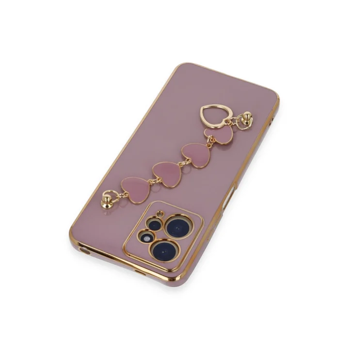 Mey İthalat®  Xiaomi Redmi Note 12 4G Kılıf Esila Silikon - Mor