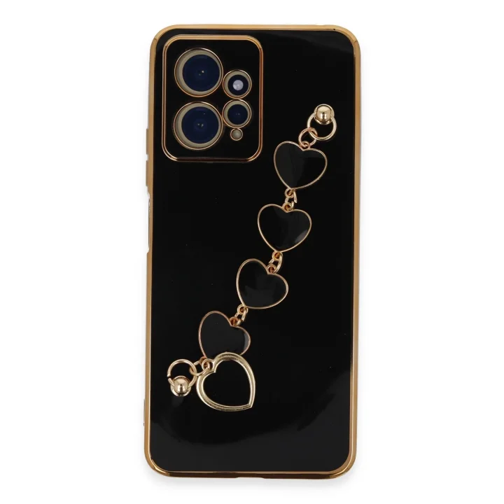 Mey İthalat®  Xiaomi Redmi Note 12 4G Kılıf Esila Silikon - Siyah