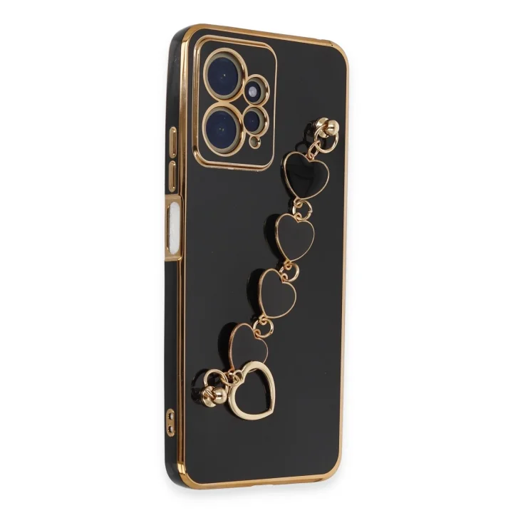 Mey İthalat®  Xiaomi Redmi Note 12 4G Kılıf Esila Silikon - Siyah