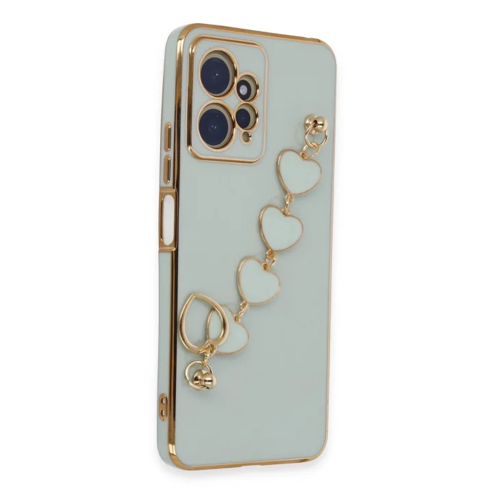 Mey İthalat®  Xiaomi Redmi Note 12 4G Kılıf Esila Silikon - Su Yeşili