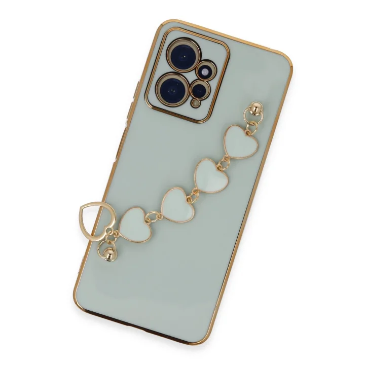 Mey İthalat®  Xiaomi Redmi Note 12 4G Kılıf Esila Silikon - Su Yeşili