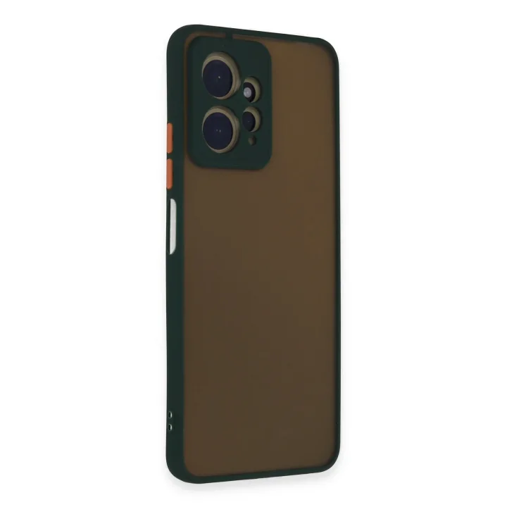 Mey İthalat®  Xiaomi Redmi Note 12 4G Kılıf Montreal Silikon Kapak - Yeşil